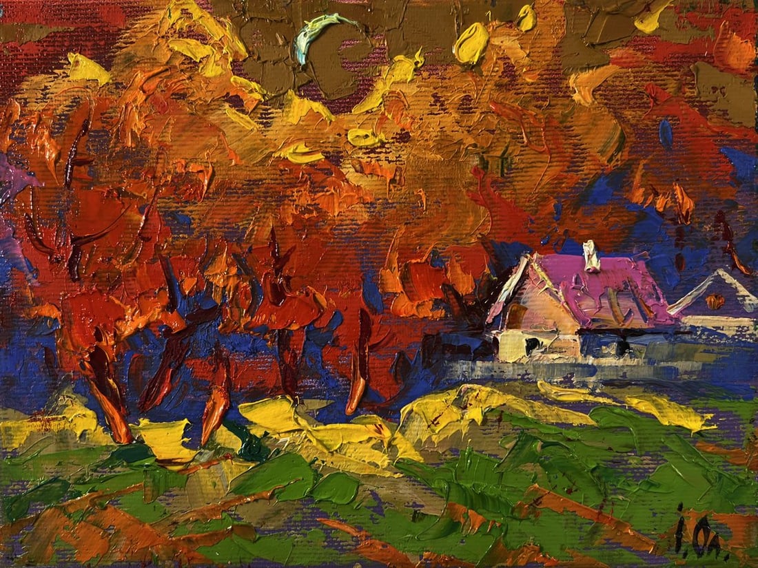 Oil painting Moonlit night Oleksiy Ivanyuk - 3