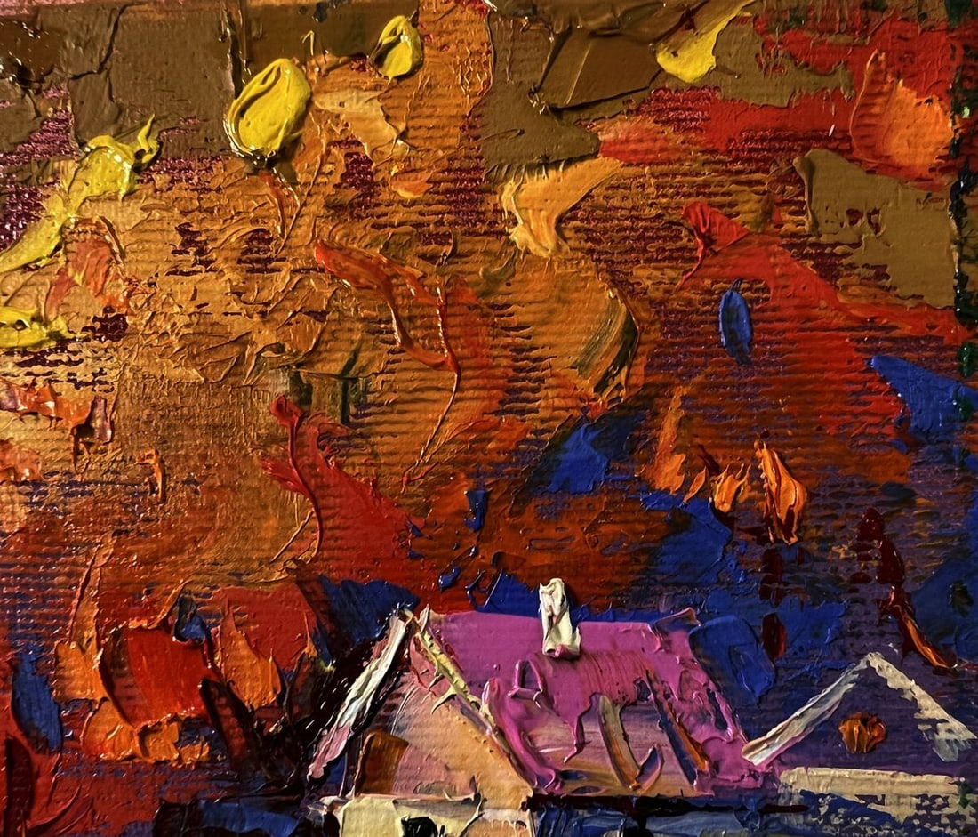 Oil painting Moonlit night Oleksiy Ivanyuk - 4