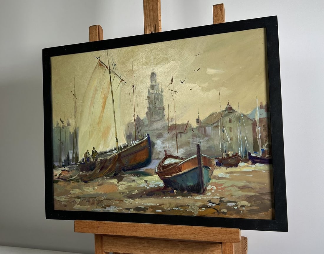 Oil painting Evening on the pier Yuriy Suprunchuk - 2