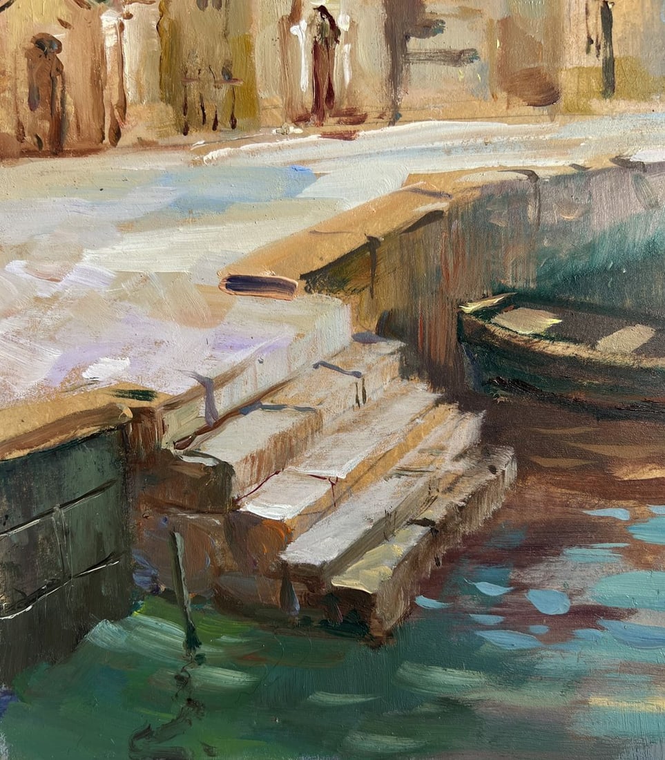 Oil painting The flaming evening horizon Yuriy Suprunchuk - 7