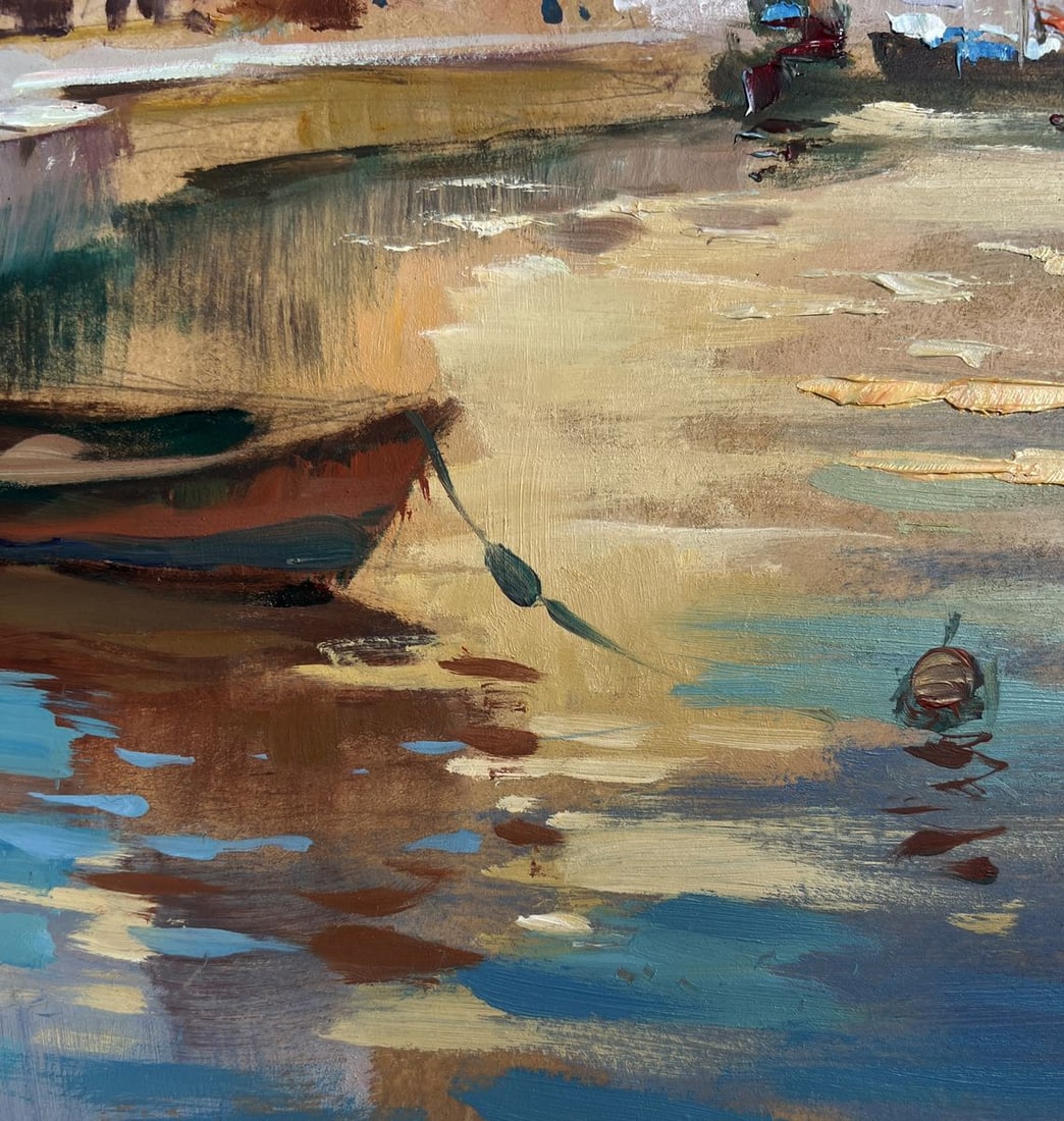 Oil painting The flaming evening horizon Yuriy Suprunchuk - 8