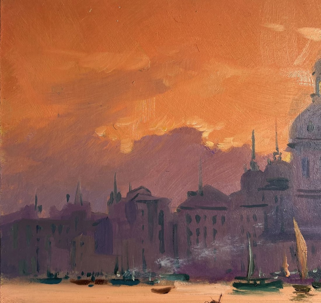 Oil painting The atmosphere of the Venetian city Yuriy Suprunchuk - 4