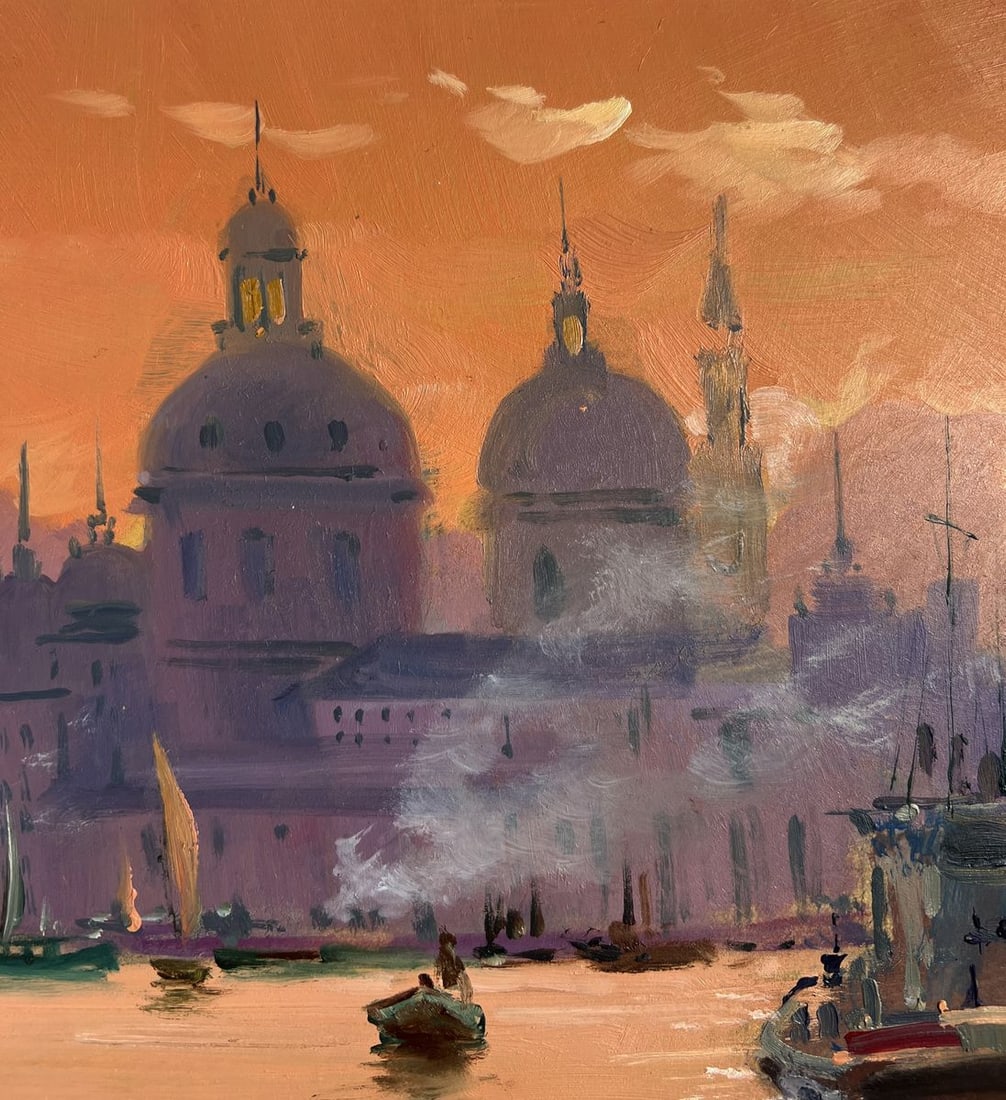 Oil painting The atmosphere of the Venetian city Yuriy Suprunchuk - 5