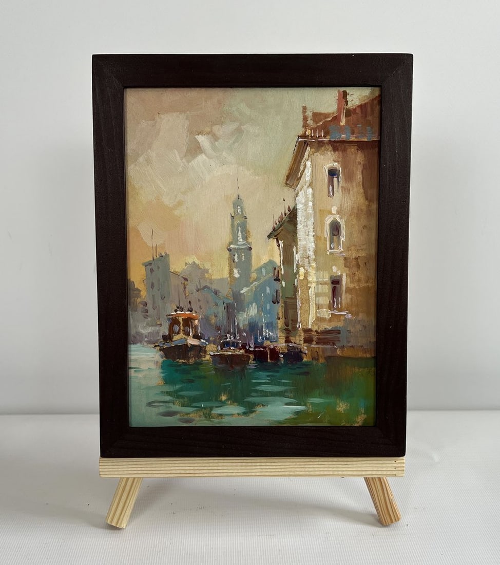 Oil painting Venice sunset Yuriy Suprunchuk (1 of 8)