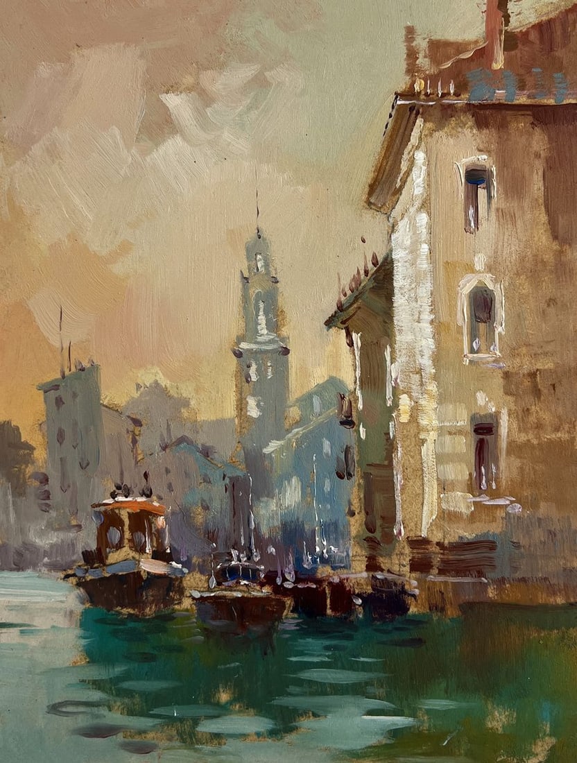 Oil painting Venice sunset Yuriy Suprunchuk - 3