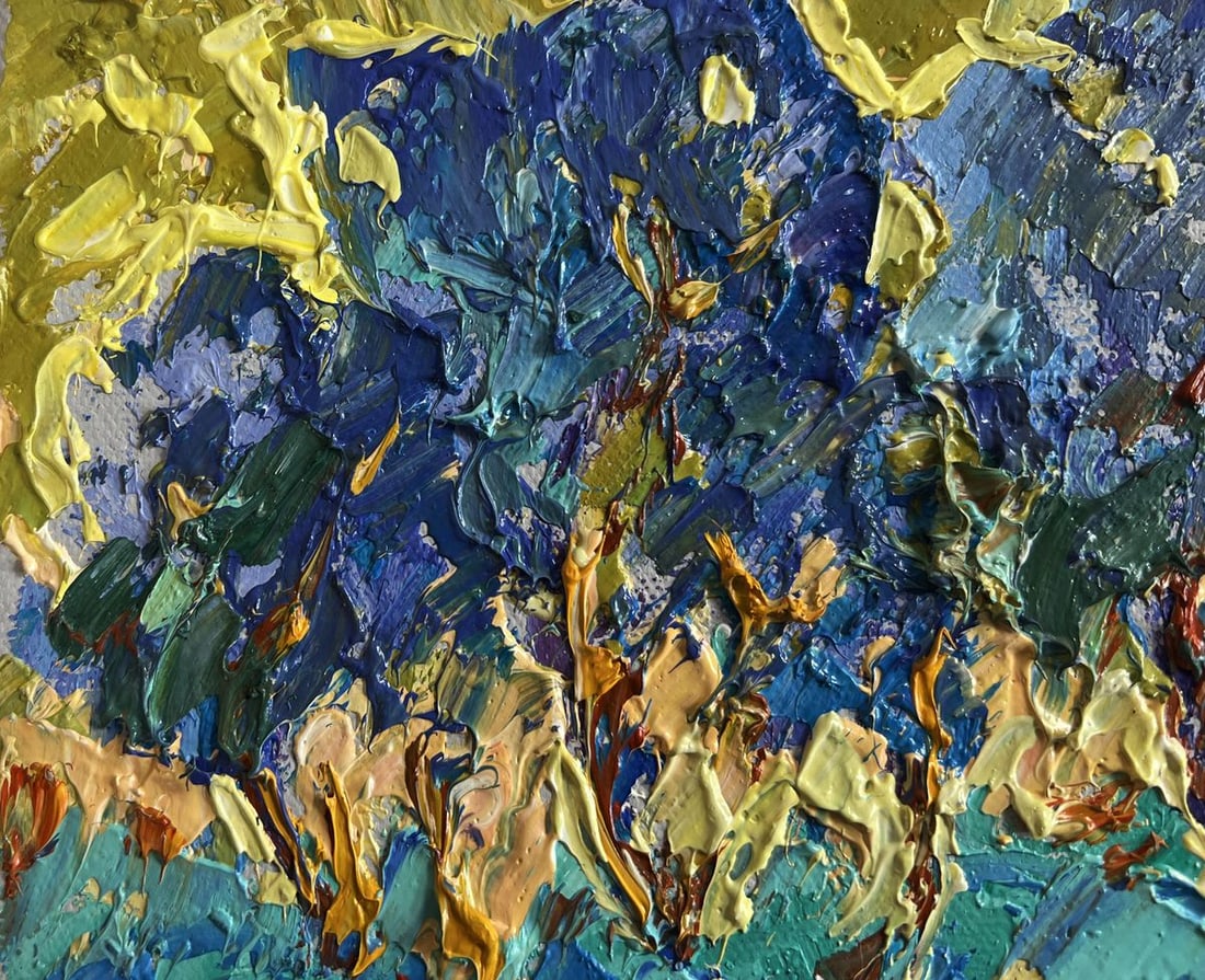 Oil painting Light evening breeze Alex Kalenyuk - 5