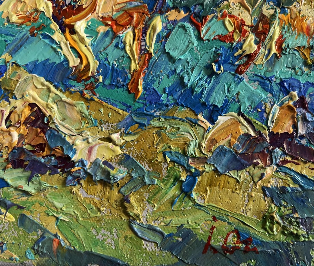 Oil painting Light evening breeze Alex Kalenyuk - 7