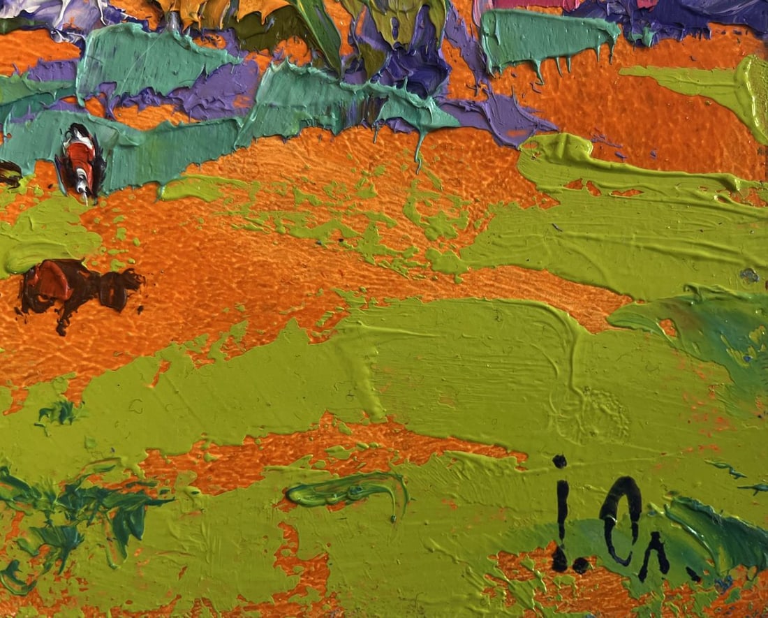 Oil painting In the sunny meadows Alex Kalenyuk - 7