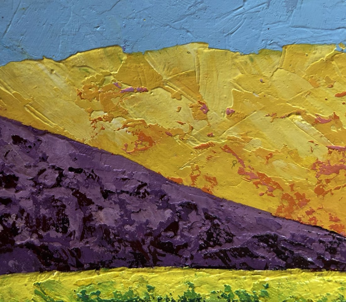 Oil painting Watching the sunset V. Zadorozhnya - 5