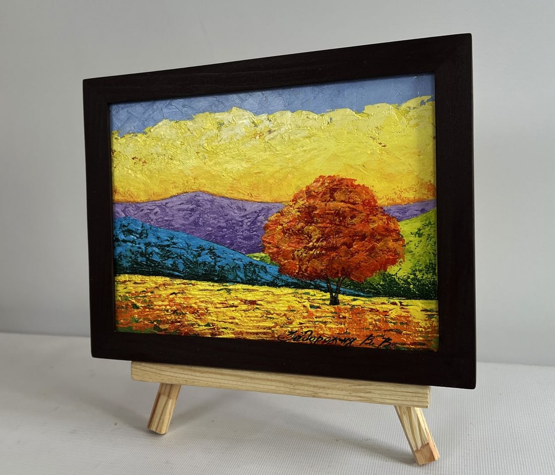 Oil painting Blazing Sunset V. Zadorozhnya - 2