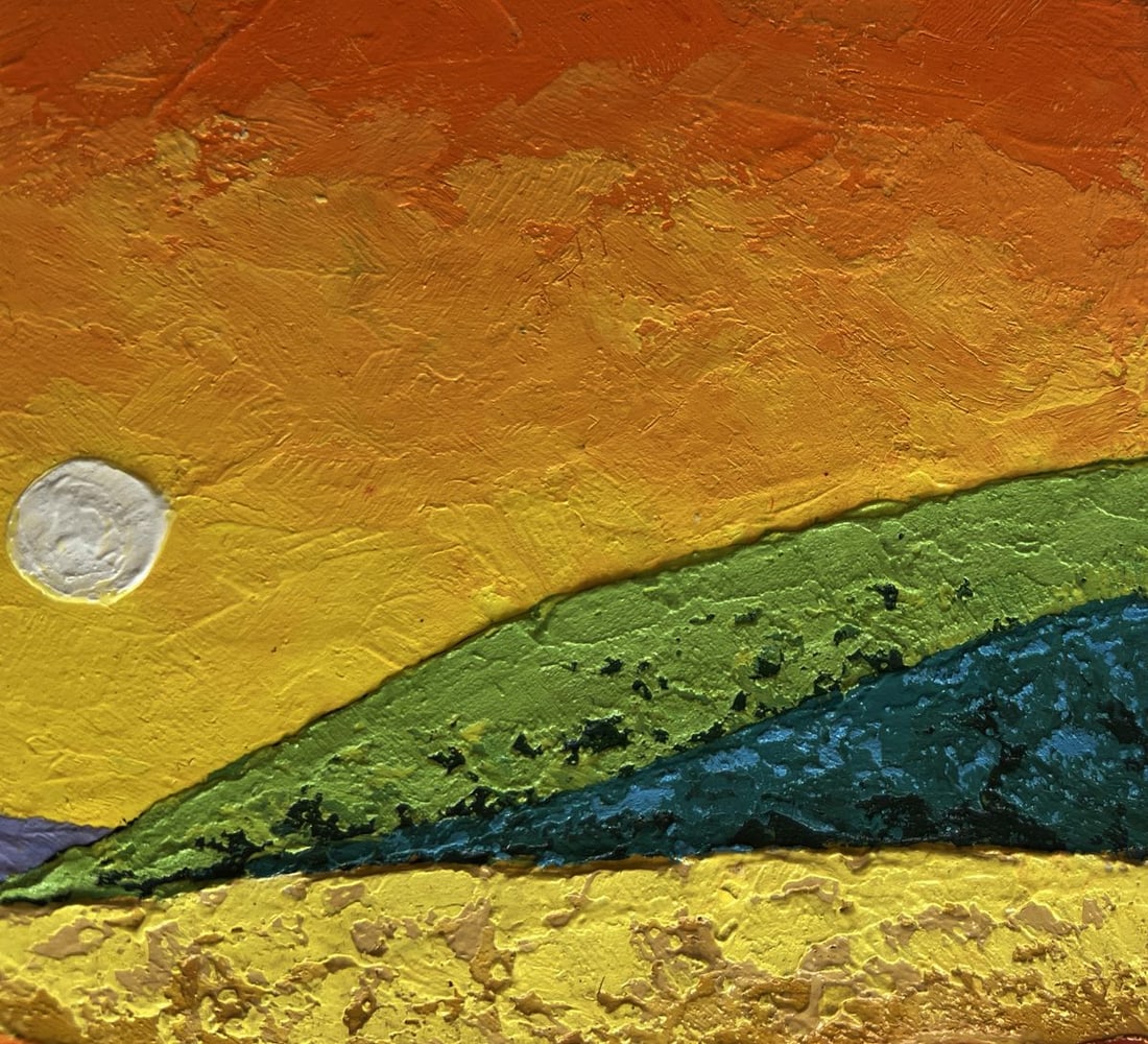 Oil painting The last rays of the sun V. Zadorozhnya - 4