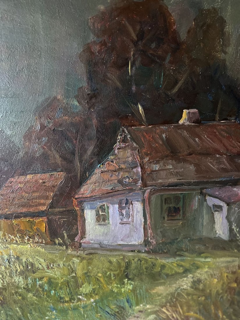 Oil painting Moonlit night V. Mishurovsky - 4