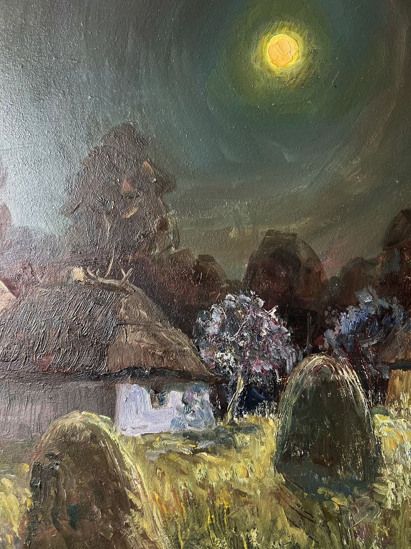 Oil painting Moonlit night V. Mishurovsky - 6