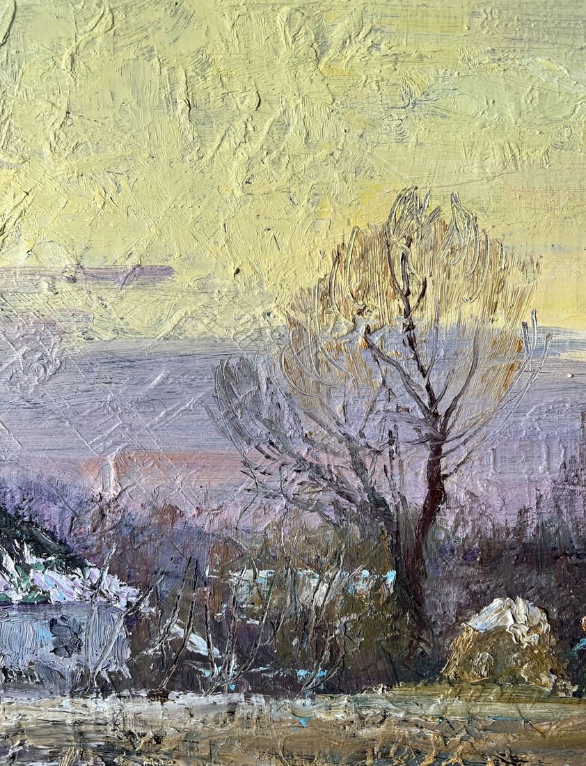 Oil painting December V. Mishurovsky - 5