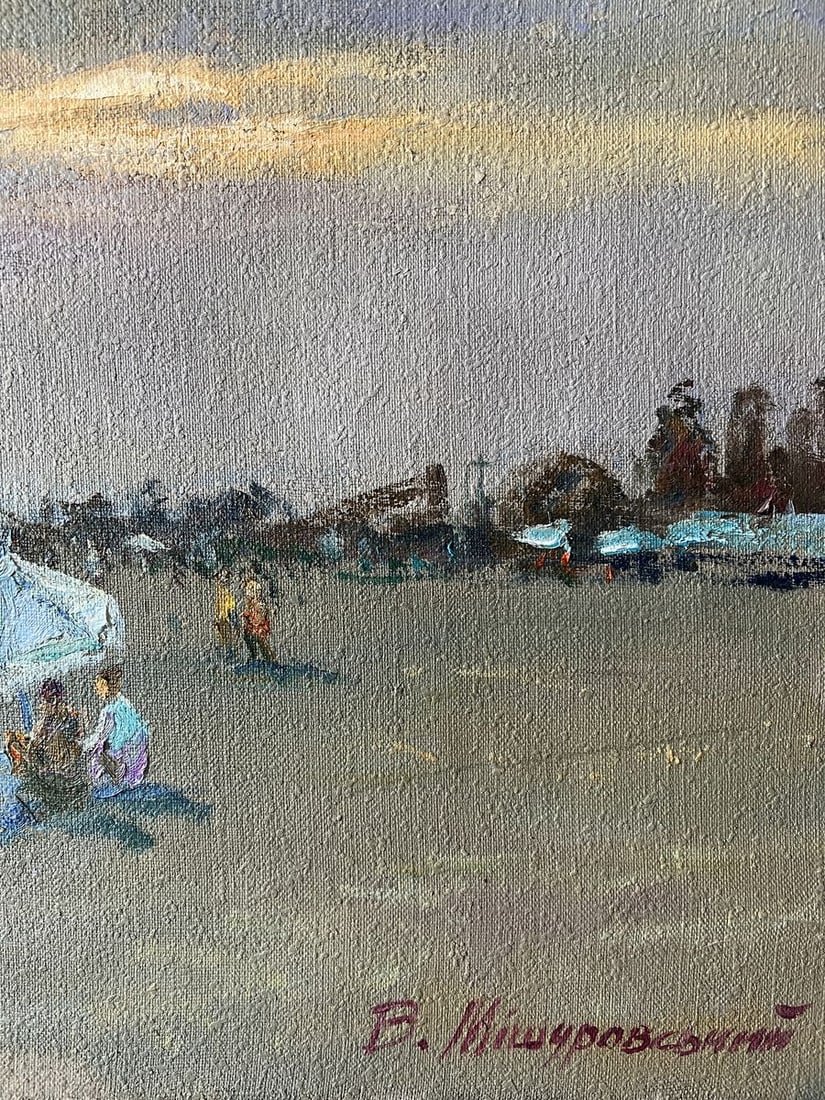 Oil painting Evening at sea V. Mishurovsky - 10