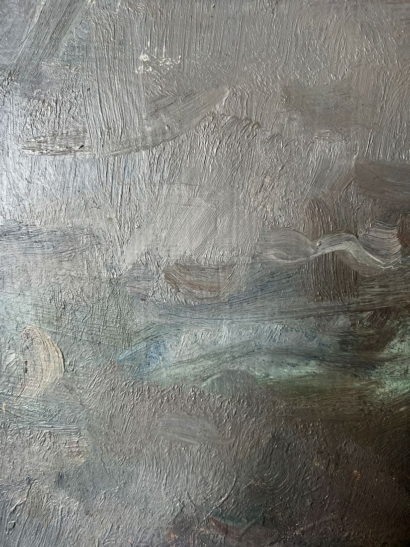 Oil painting Evening lights V. Mishurovsky - 2