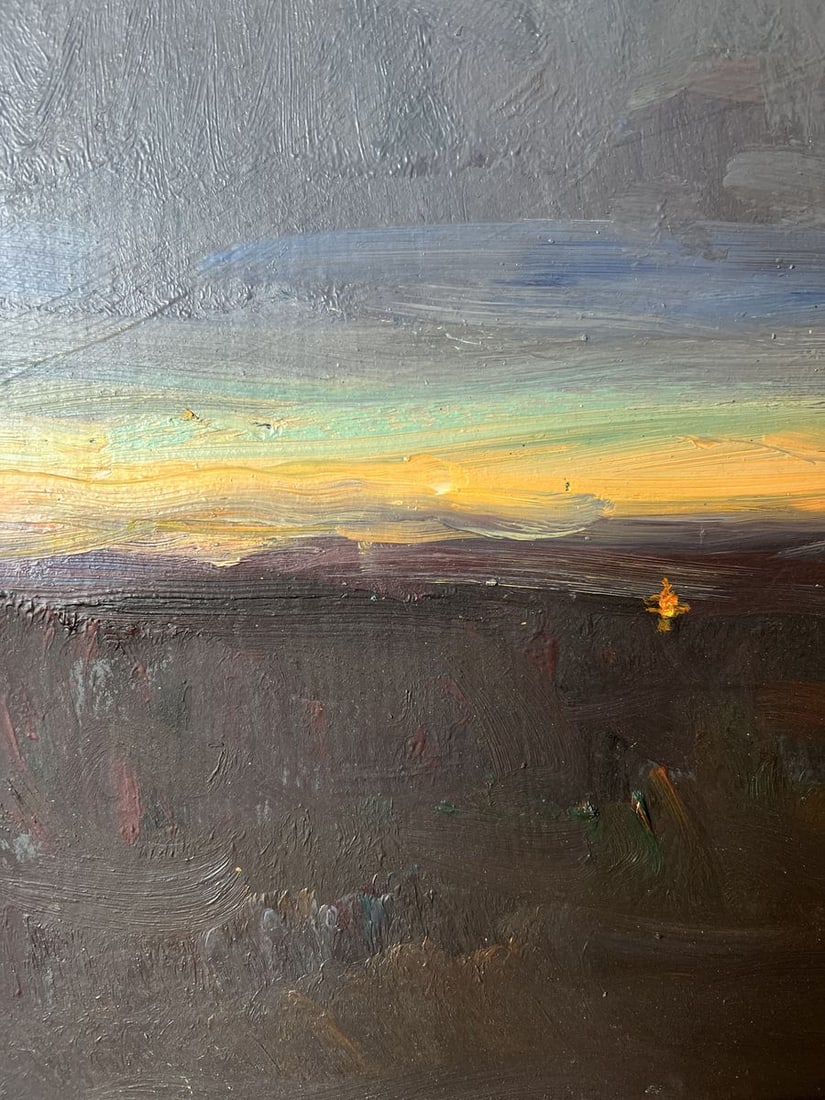 Oil painting Evening lights V. Mishurovsky - 4