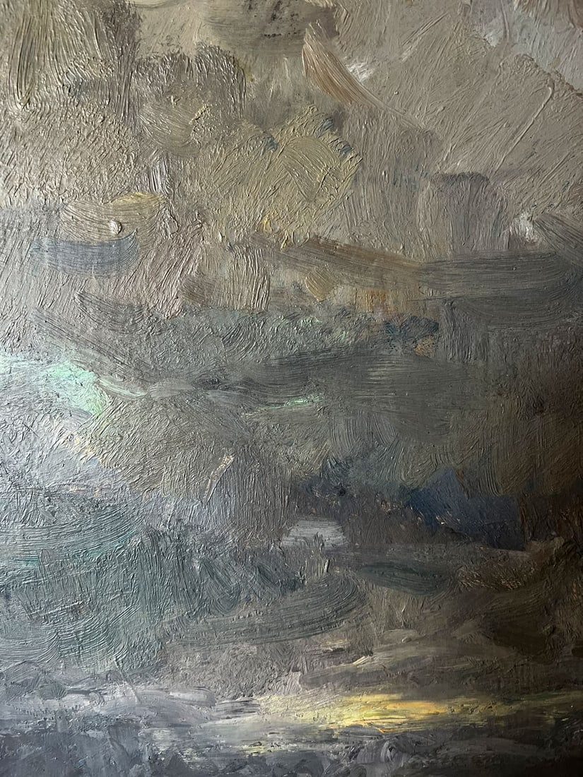 Oil painting Evening lights V. Mishurovsky - 5