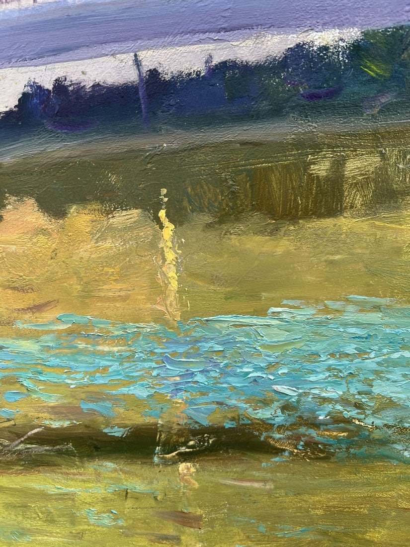 Oil painting High-speed tram V. Mishurovsky - 9