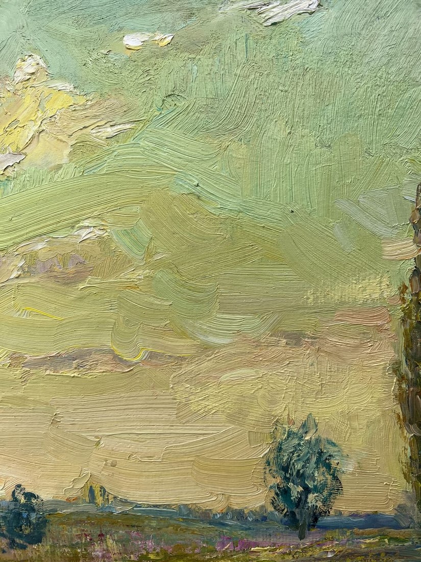 Oil painting The evening came V. Mishurovsky - 10