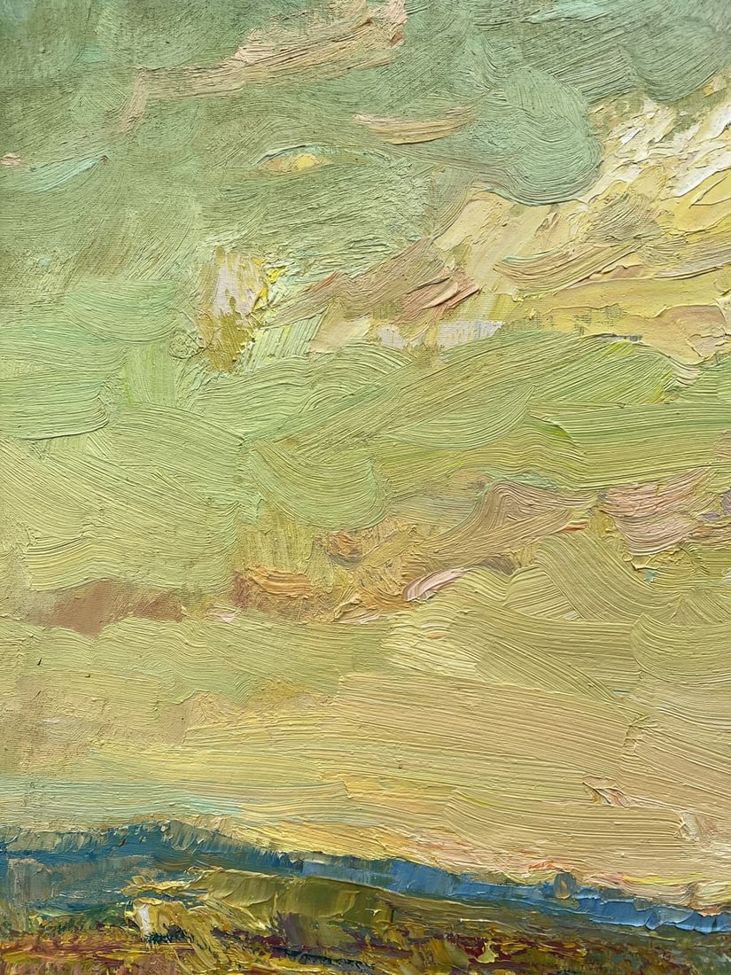 Oil painting The evening came V. Mishurovsky - 3