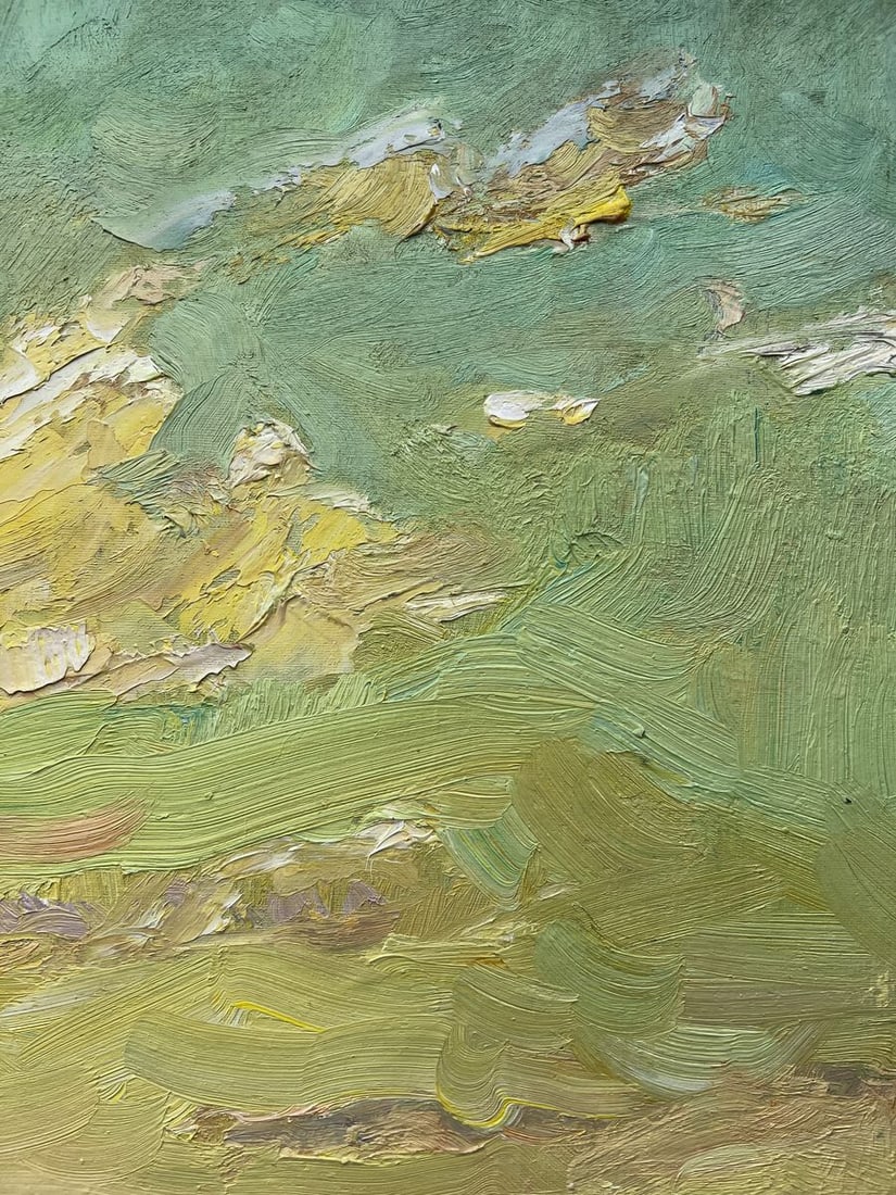 Oil painting The evening came V. Mishurovsky - 6