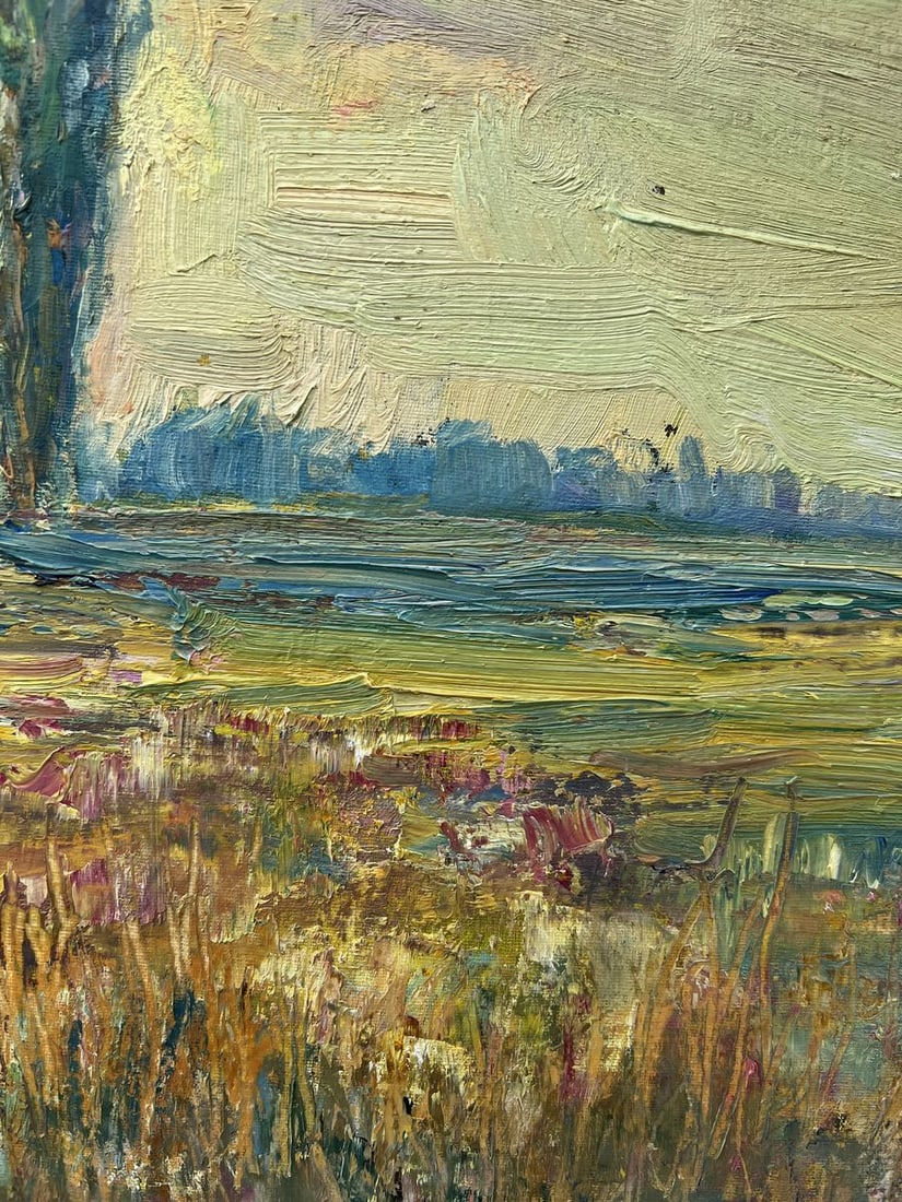 Oil painting The evening came V. Mishurovsky - 8