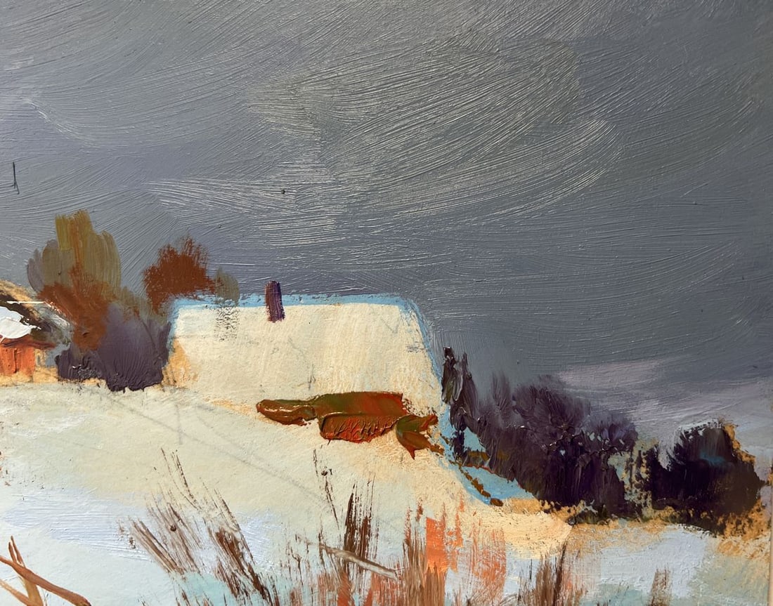 Oil painting Cozy winter evening Yuriy Suprunchuk - 6