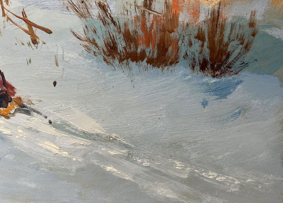 Oil painting Cozy winter evening Yuriy Suprunchuk - 7