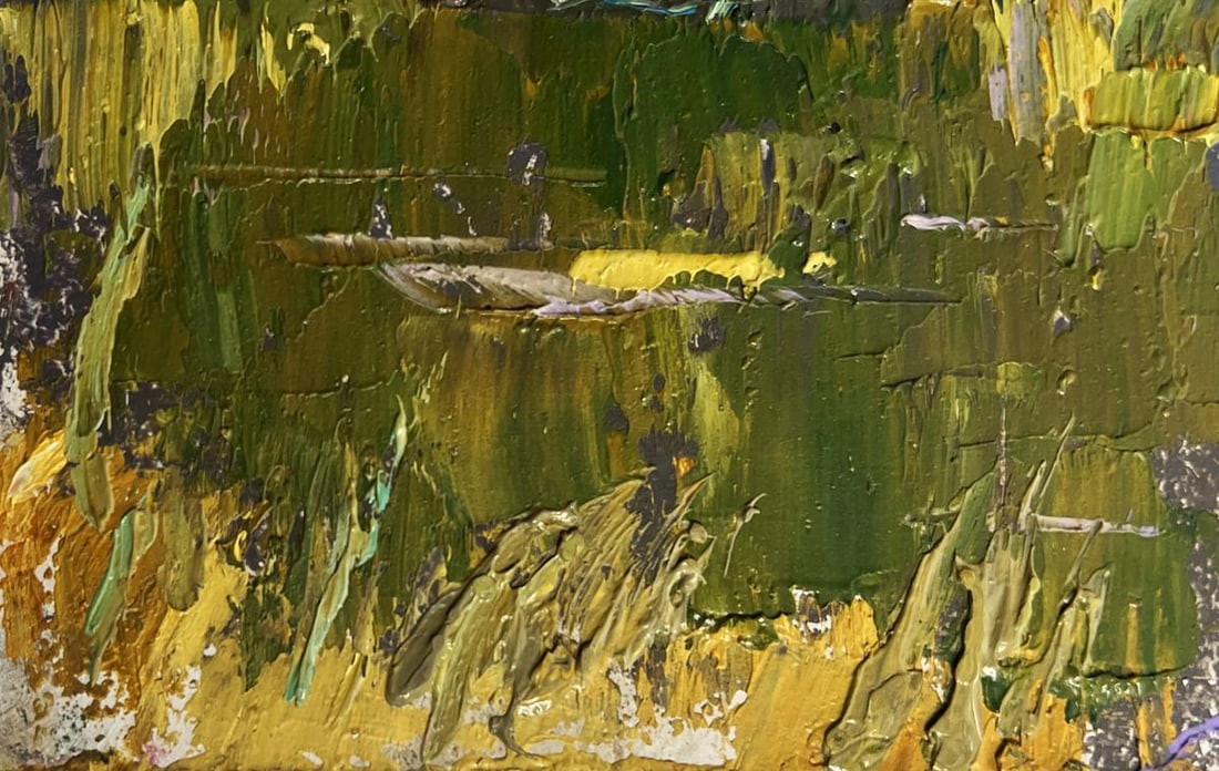 Oil painting Evening silence by the river Alex Kalenyuk - 6