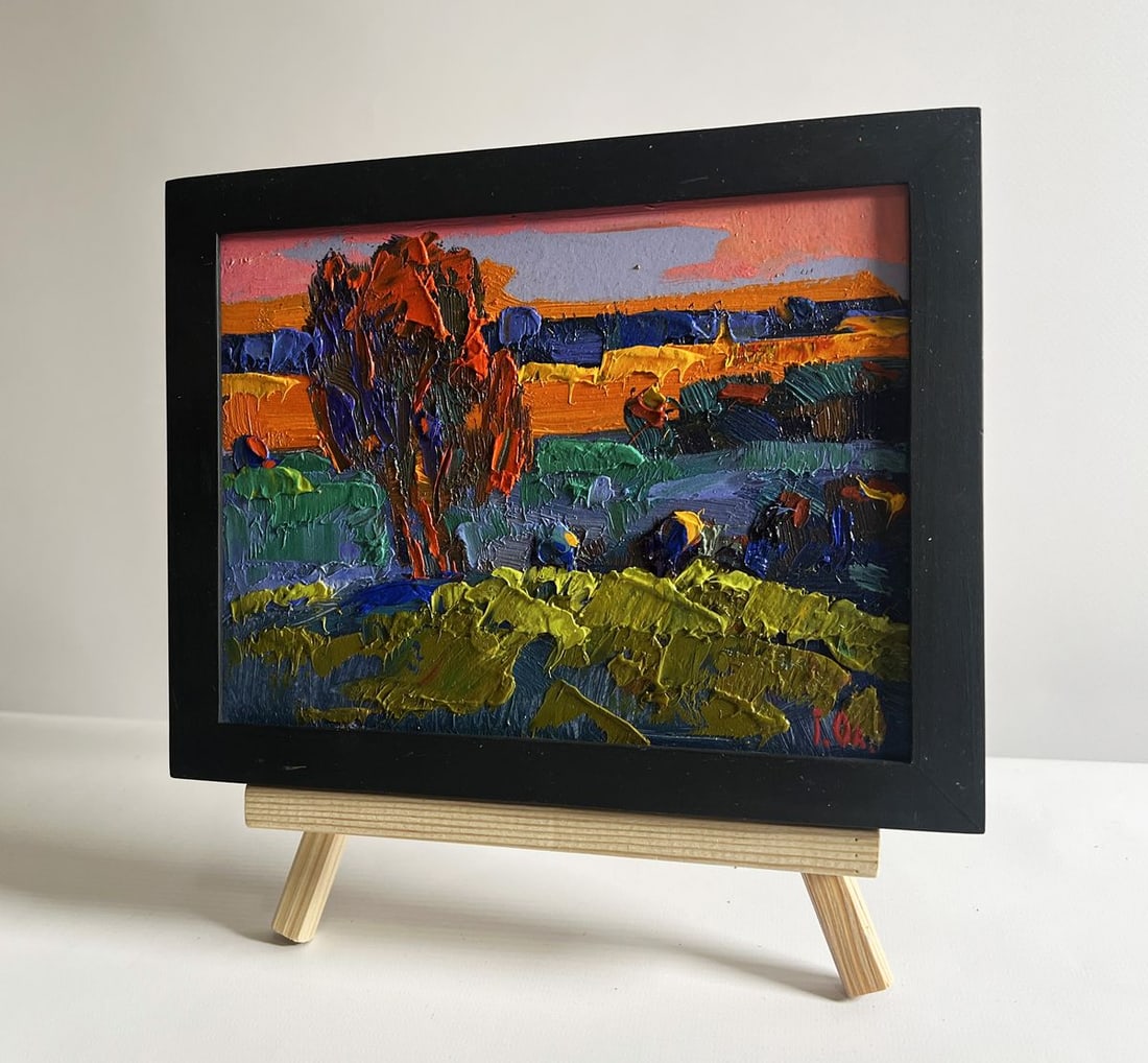 Oil painting Far away in the silence of nature Alex Kalenyuk - 2