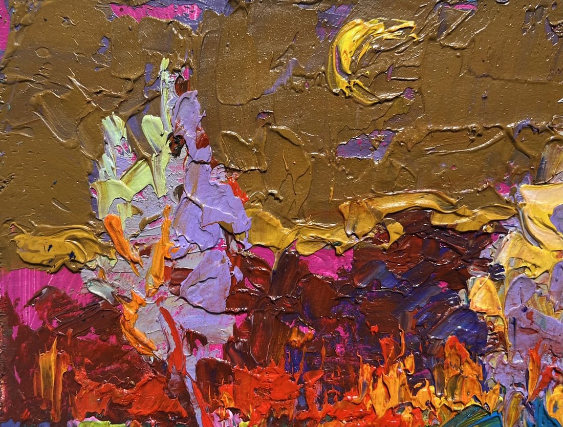 Oil painting Moon in the sky Alex Kalenyuk - 4