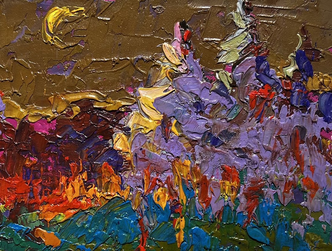 Oil painting Moon in the sky Alex Kalenyuk - 8