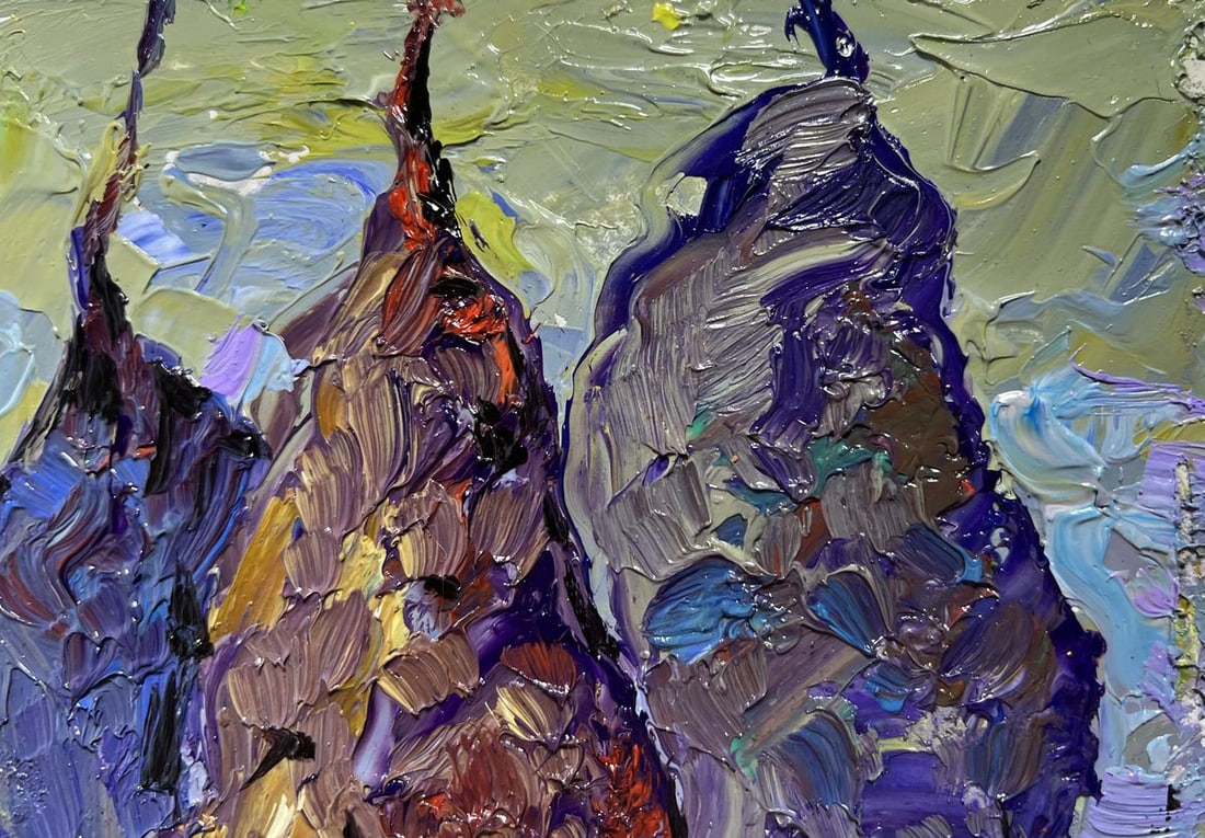 Oil painting Cold wind in the evening Alex Kalenyuk - 5