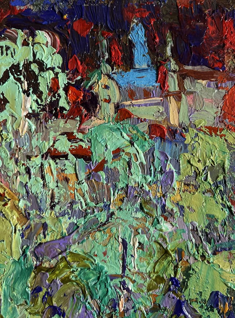 Oil painting City after the rain Alex Kalenyuk - 4