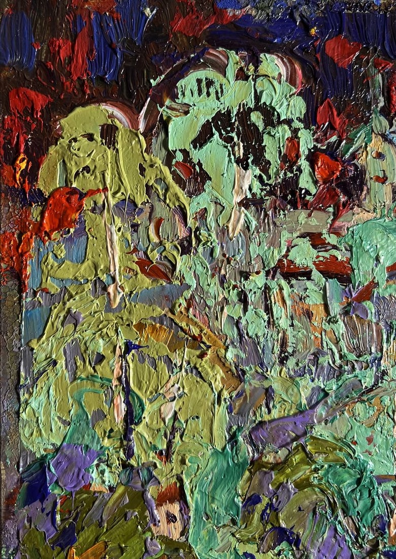 Oil painting City after the rain Alex Kalenyuk - 5