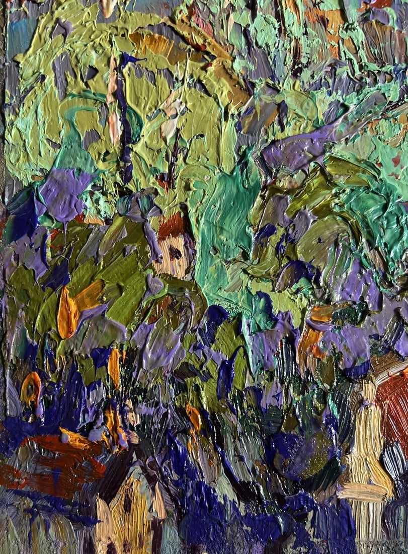 Oil painting City after the rain Alex Kalenyuk - 6