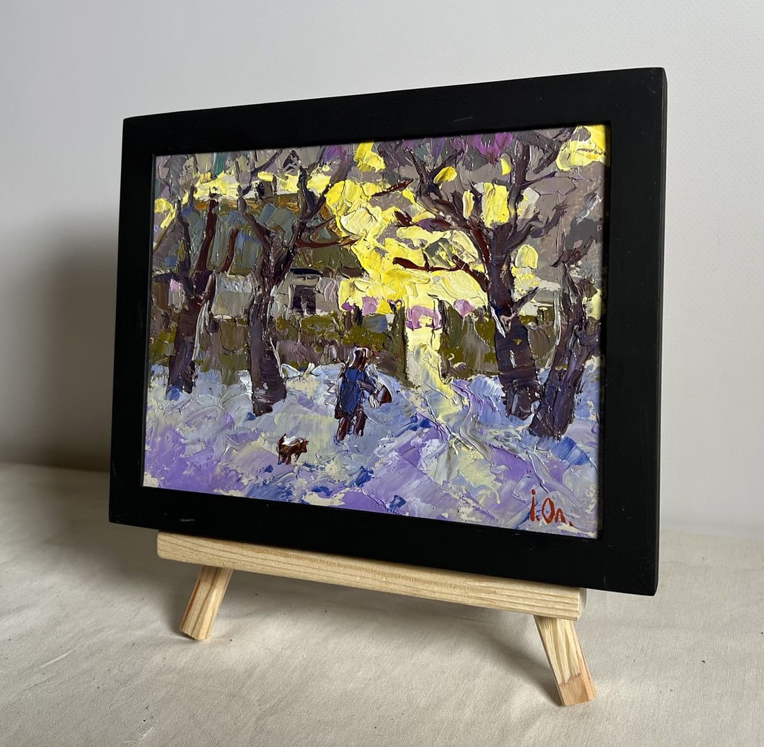 Oil painting Over the evening Alex Kalenyuk - 2