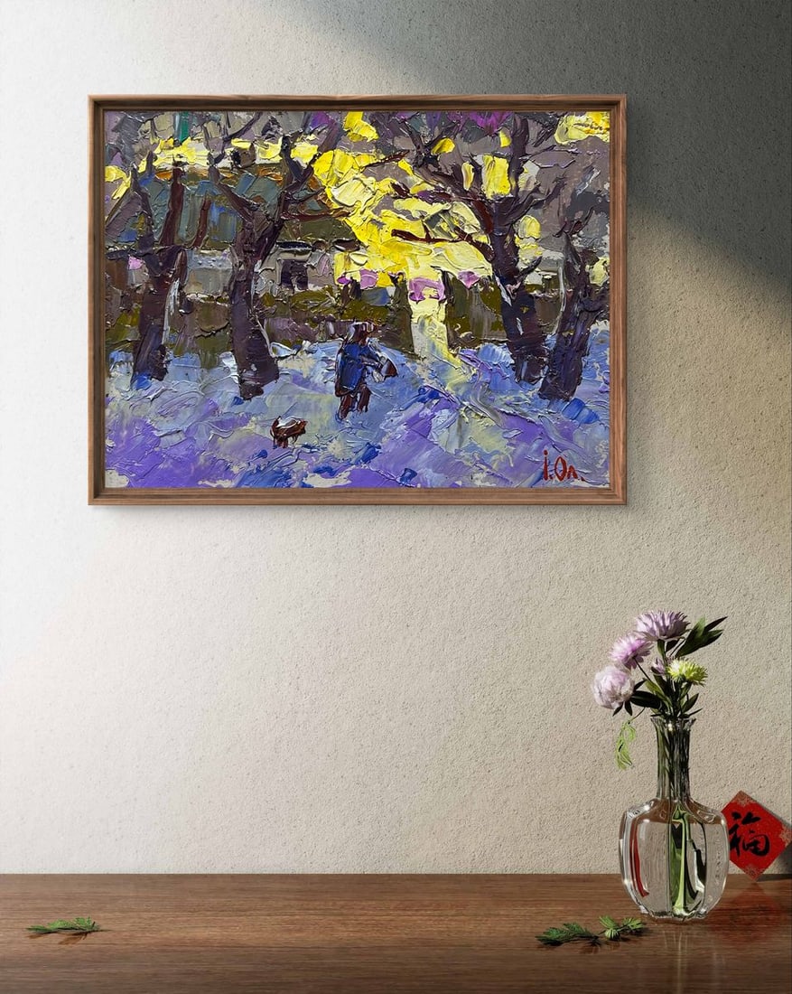 Oil painting Over the evening Alex Kalenyuk - 4