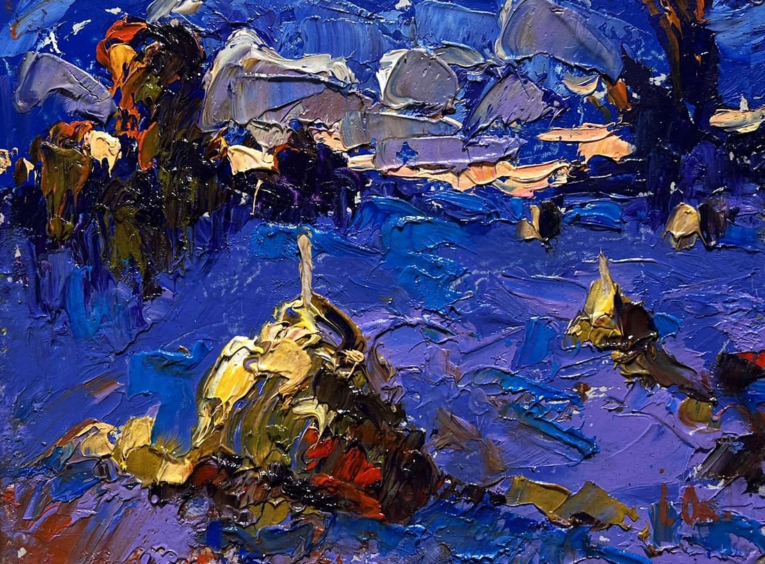 Oil painting The last rays of the sun Alex Kalenyuk - 3