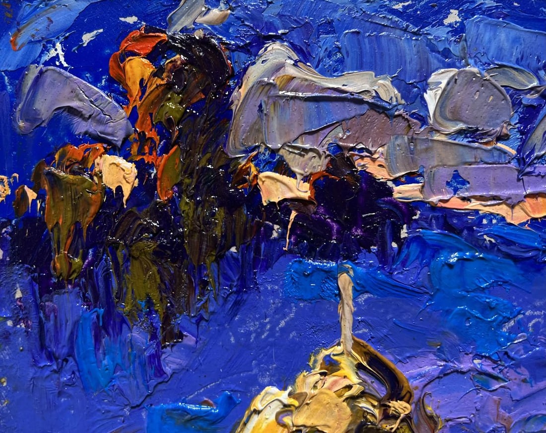 Oil painting The last rays of the sun Alex Kalenyuk - 4