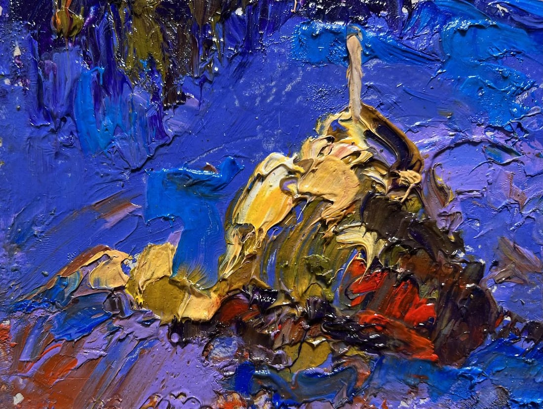 Oil painting The last rays of the sun Alex Kalenyuk - 5