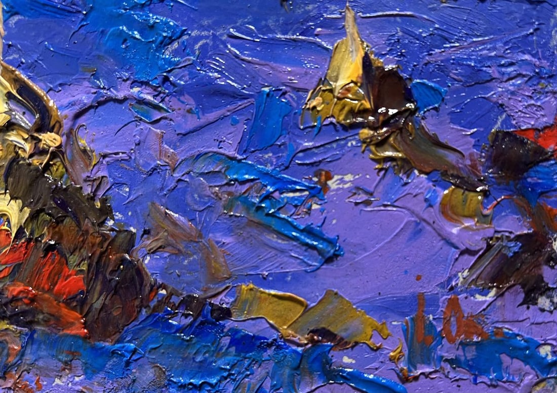 Oil painting The last rays of the sun Alex Kalenyuk - 9