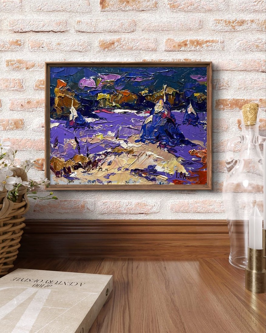 Oil painting Frosty day Alex Kalenyuk - 5