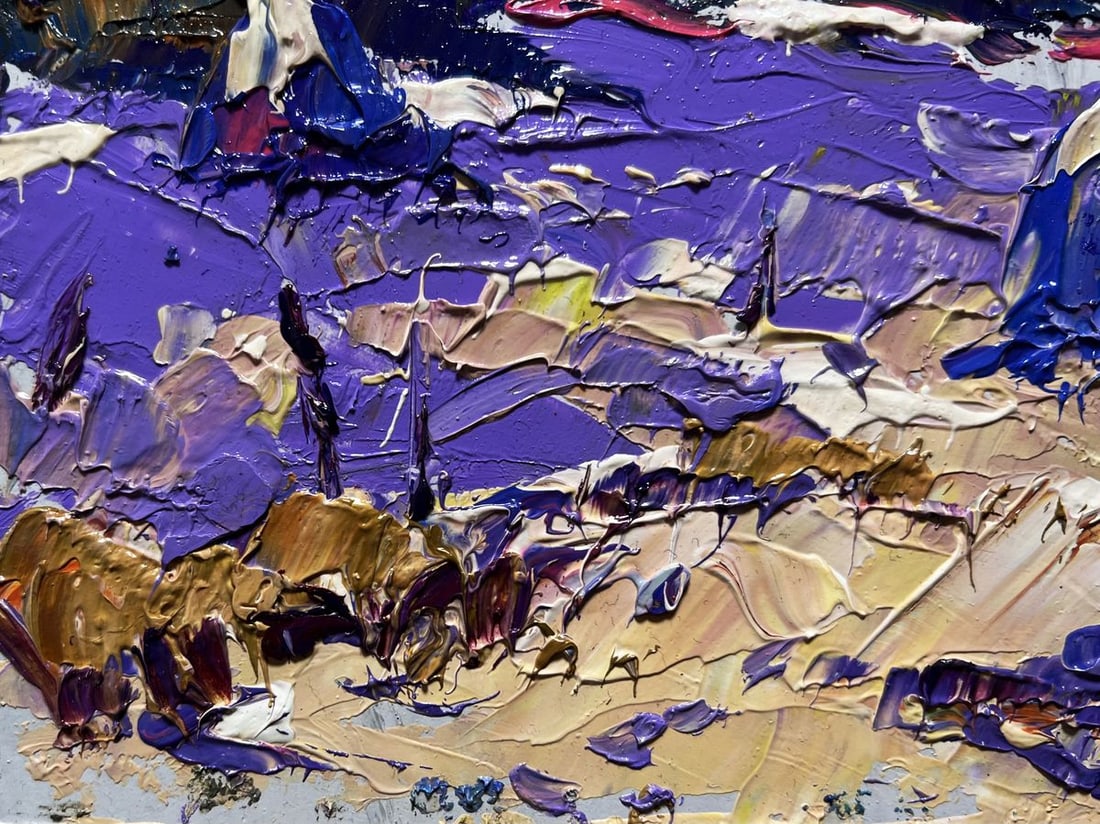 Oil painting Frosty day Alex Kalenyuk - 7