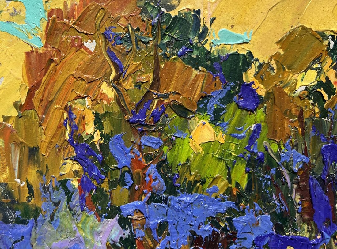 Oil painting Golden autumn evening Alex Kalenyuk - 4