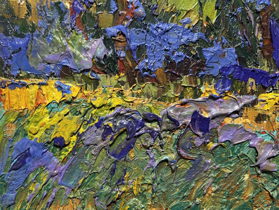 Oil painting Golden autumn evening Alex Kalenyuk - 5