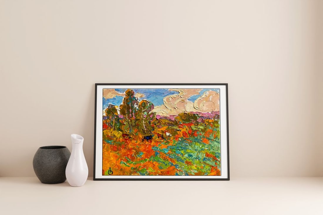 Oil painting Autumn meadows Alex Kalenyuk - 3