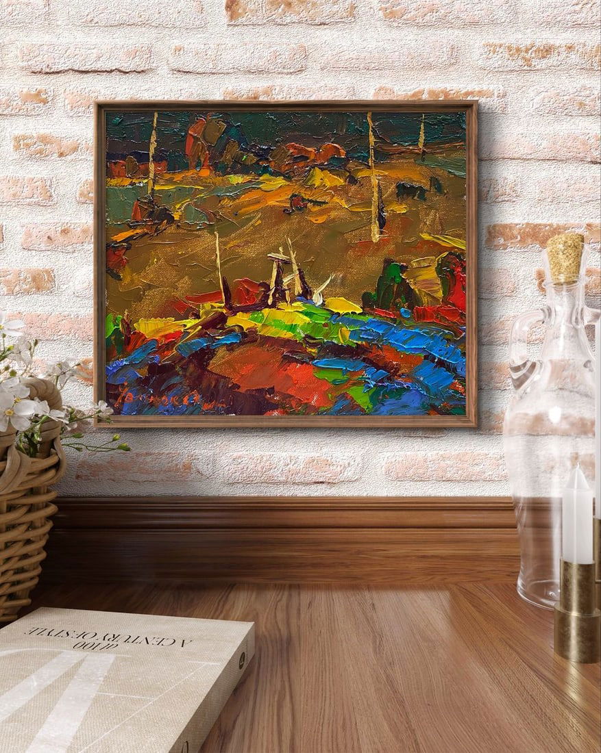 Oil painting In the evening Alex Kalenyuk - 2