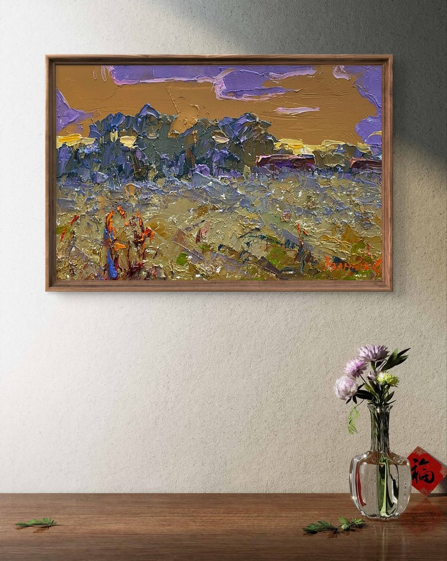 Oil painting In the steppes Alex Kalenyuk - 3